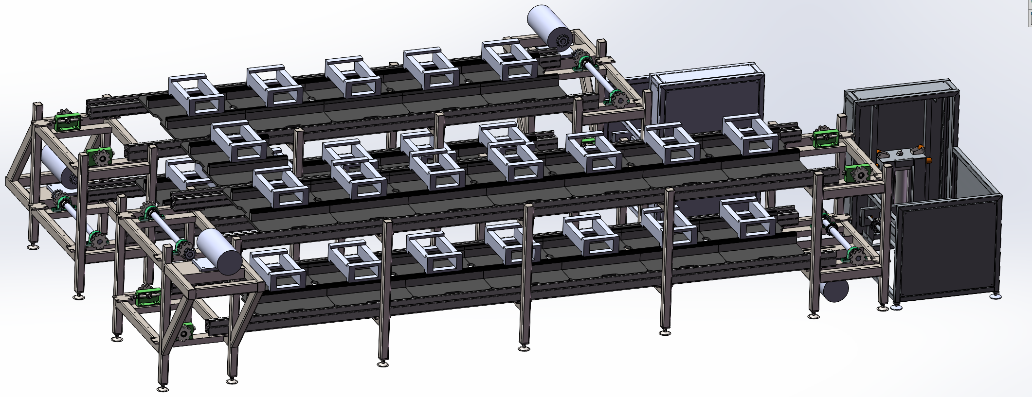 倍速鏈生產線（帶回板機構）
